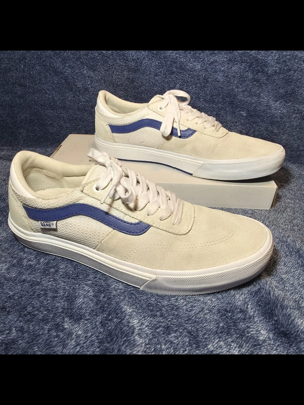 Vans Skate Gilbert Crockett Beige/Blue Shoes